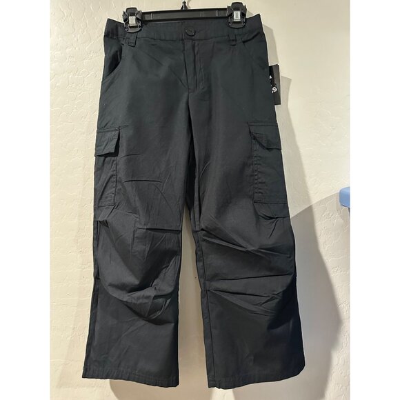 Cat & Jack Girls Plain Pocket Tee 6/7 & Art Class Wide Leg Cargo Pant 6/7 NWT - Picture 2 of 7